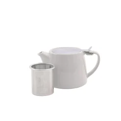 Onderweg|ohgreen THEEPOT+INFUSER GEBR.WIT 500ML