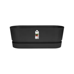Kunststof|Ecocheques|ohgreen TROUGH LONG 50CM LIVING BLACK