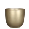 Potten En Vazen|ohgreen Tusca pot rond goud - h18,5xd19,5cm