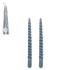 Kaarsen|ohgreen Twist Dinerkaars - Set van 2 - H29 x 2,2 cm