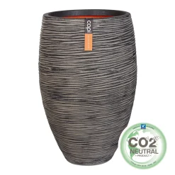 Kunststof|Ecocheques|ohgreen Vaas deluxe rib 40x60 ant