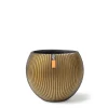 Potten En Vazen|ohgreen Vaas bol Groove 13x10