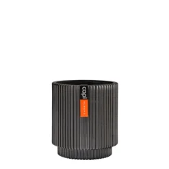Potten En Vazen|ohgreen Vaas cilinder Groove 15x17