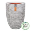 Kunststof|Ecocheques|ohgreen Vaas laag rib 46x58 ivr