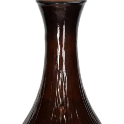 Potten En Vazen|Ecocheques|ohgreen Vaas recycled glas bruin 34x34x75cm