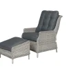 Tuinmeubelen|ohgreen Veracruz verstelbare relaxfauteuil met voetenbank