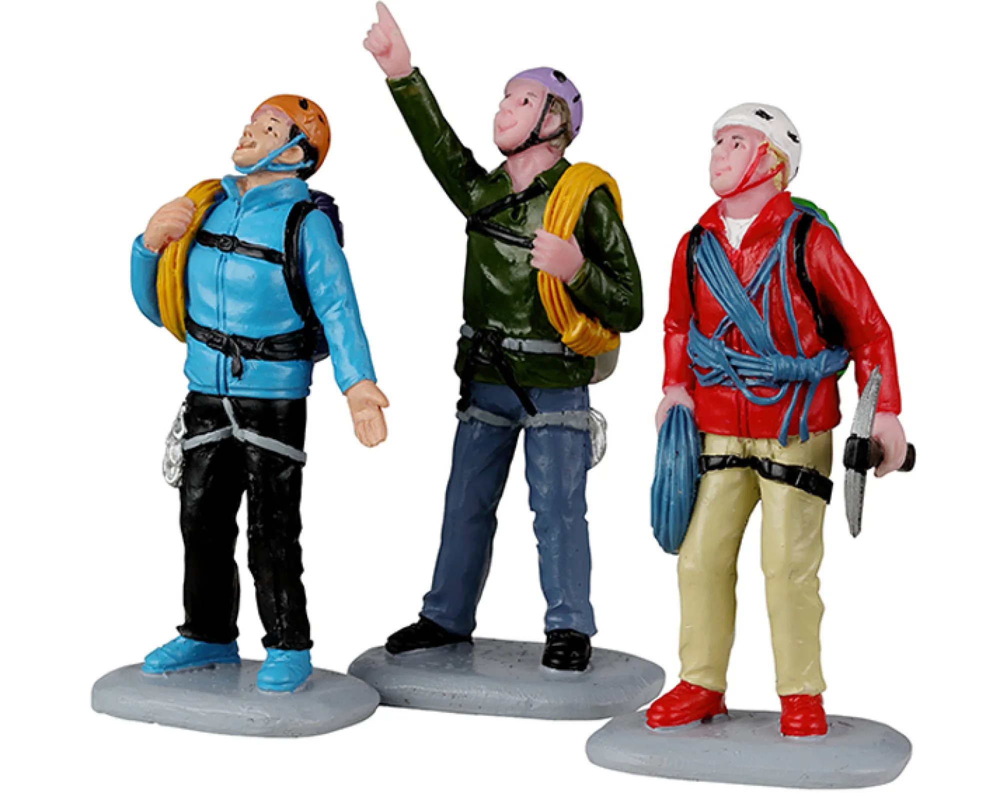 Lemax Kerstdorpen|ohgreen Vertical mountain climbers, set of 3