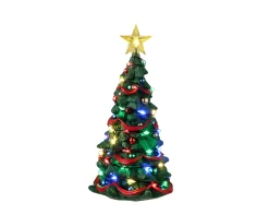 Lemax Kerstdorpen|ohgreen Vrolijke kerstboom, b/o (4,5v)