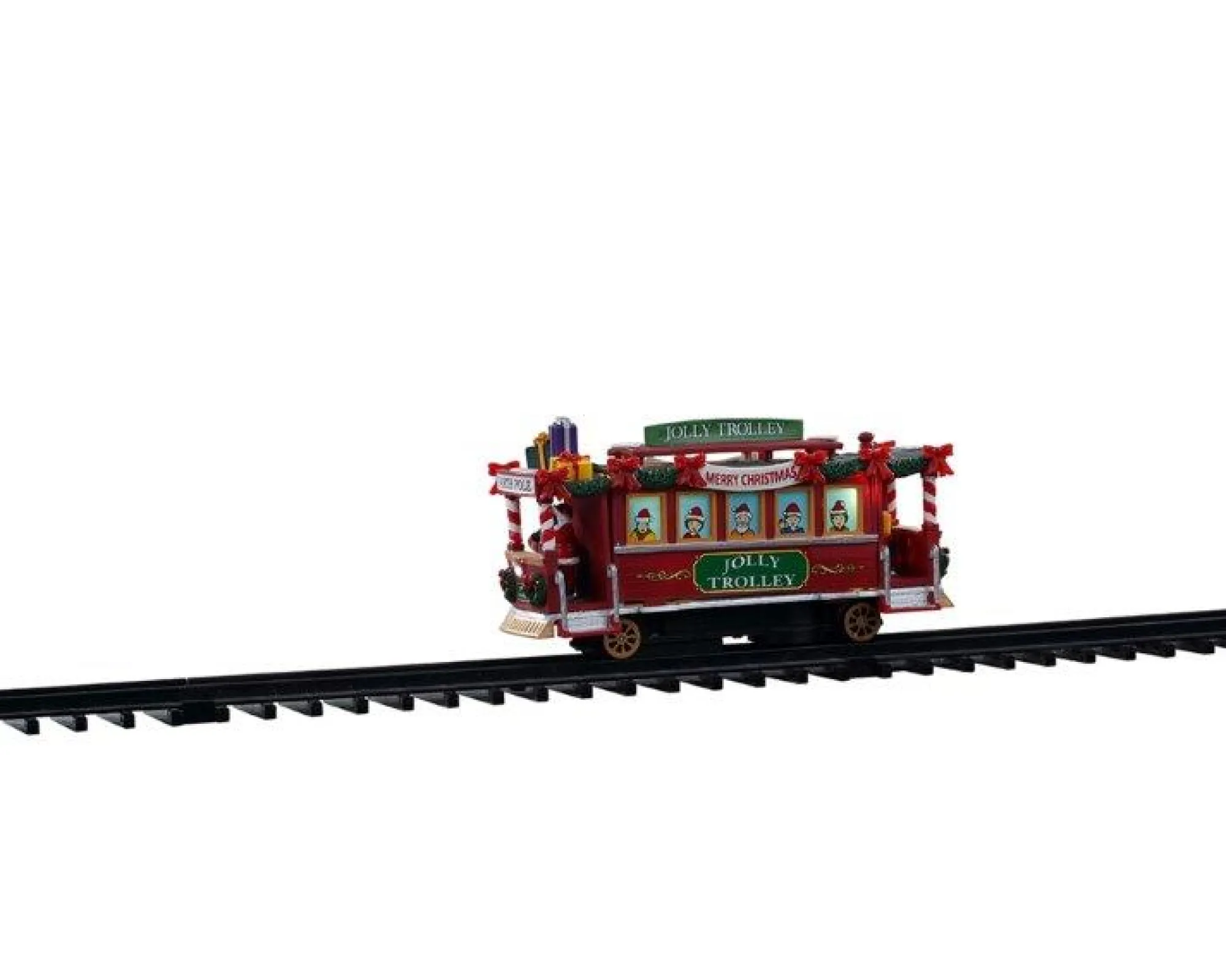 Lemax Kerstdorpen|ohgreen Vrolijke trolley, b/o (4,5v)