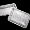 Accessoires En Onderhoud|ohgreen WEBER ALUMINIUM LEKBAKJES GROOT, SET VAN 10 STUKS