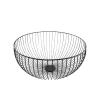 Servies|ohgreen WIRE MAND ZWART D30CM H13CM