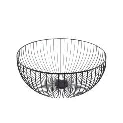 Servies|ohgreen WIRE MAND ZWART D30CM H13CM