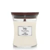 Geuren|ohgreen Woodwick Geurkaars linen medium