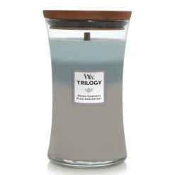 Geuren|ohgreen Woodwick Geurkaars Trilogy woven comforts Large