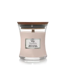 Geuren|ohgreen Woodwick Geurkaars vanilla & sea salt mini