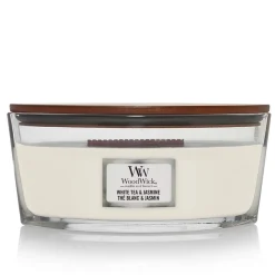 Geuren|ohgreen Woodwick Geurkaars white tea-jasmine ellipse