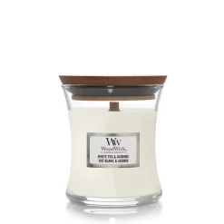 Geuren|ohgreen Woodwick Geurkaars white tea & jasmine mini