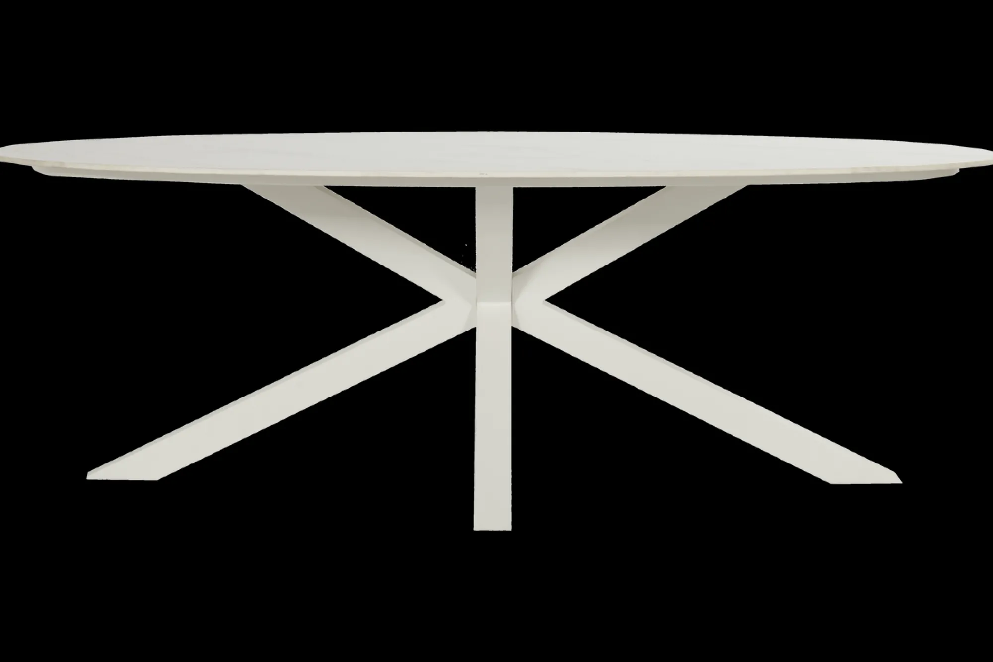 Tuinmeubelen|ohgreen Xander tafel ovaal wit