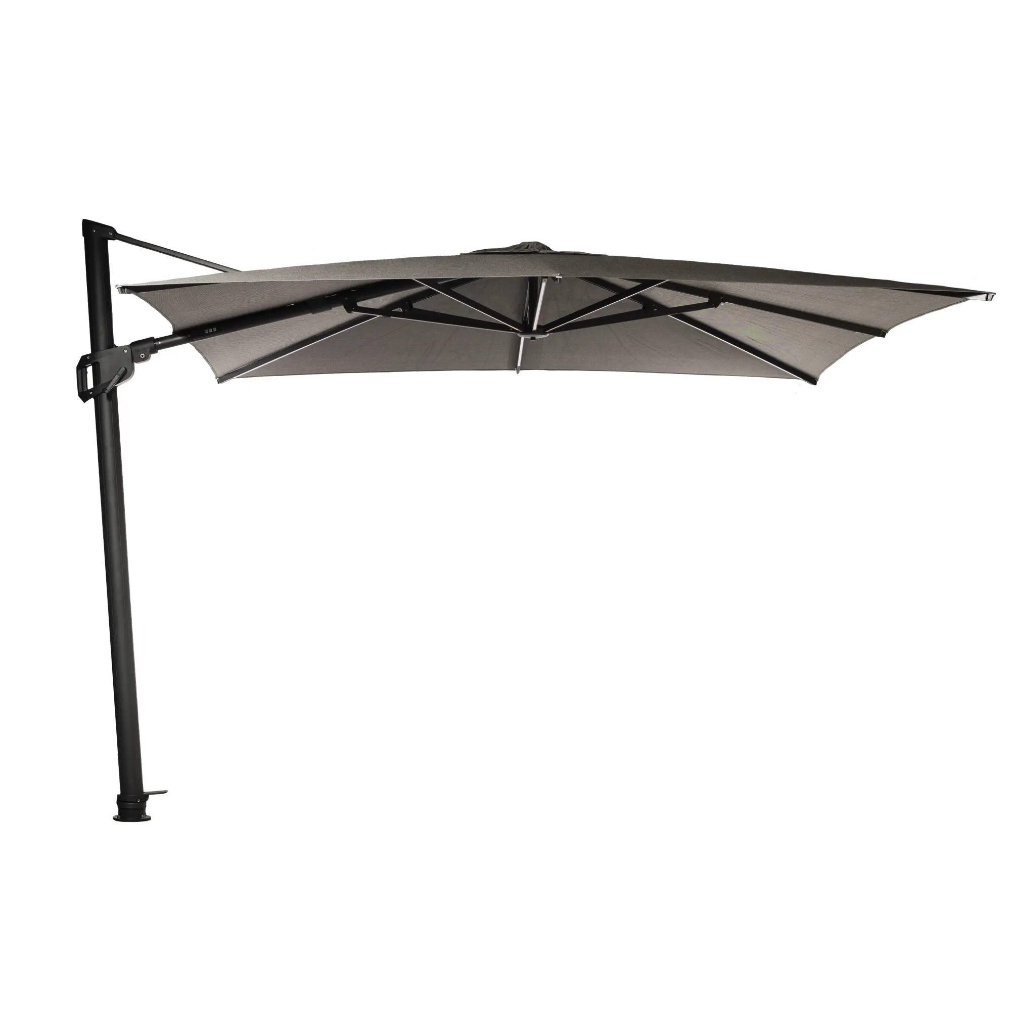Parasol|ohgreen Zweefparasol Deluxe antraciet met LED