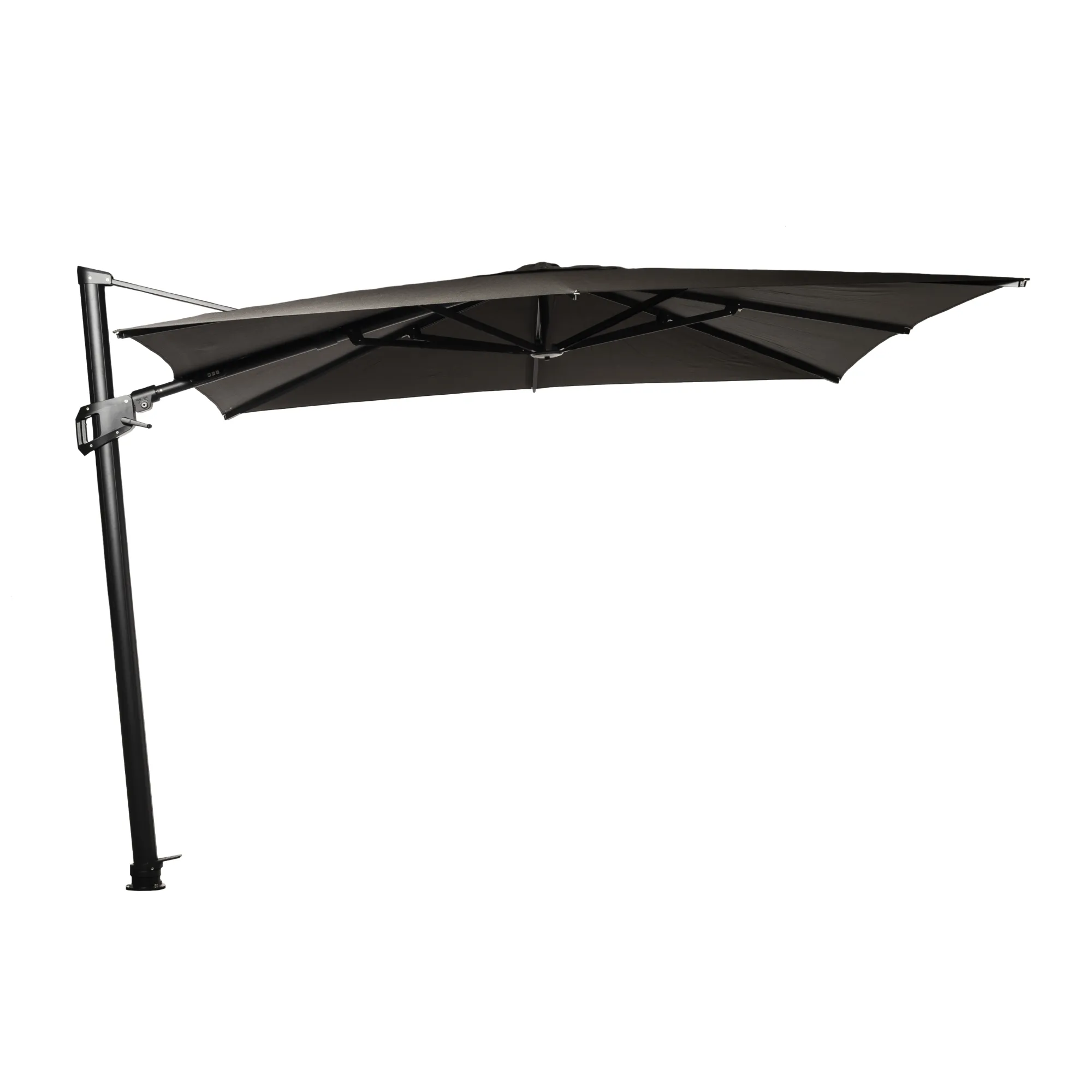Parasol|ohgreen Zweefparasol Deluxe zwart-zwart