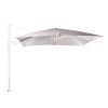 Parasol|ohgreen Zweefparasol Fuga wit-licht grijs