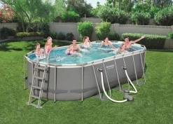Zwemmen|ohgreen Zwembad Power Steel oval pool set